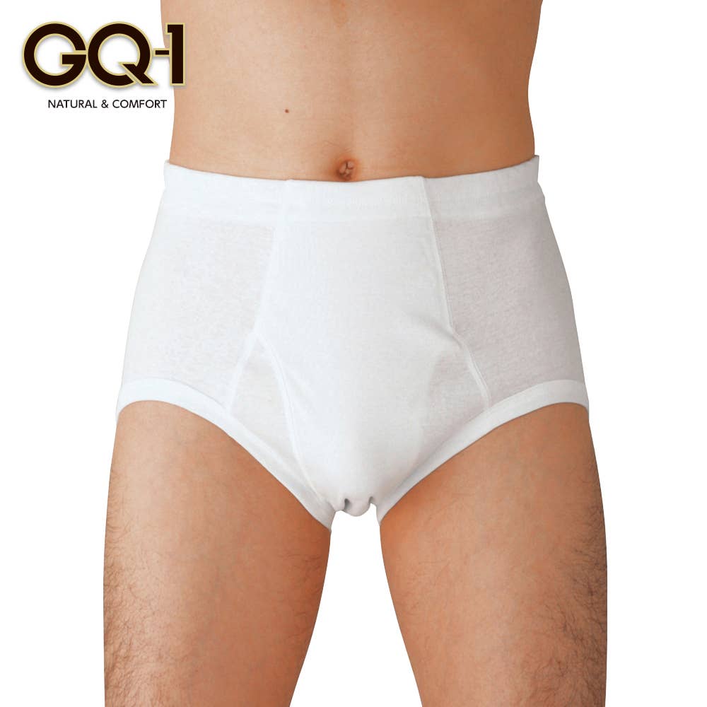 天引きブリーフ(前あき)2枚組